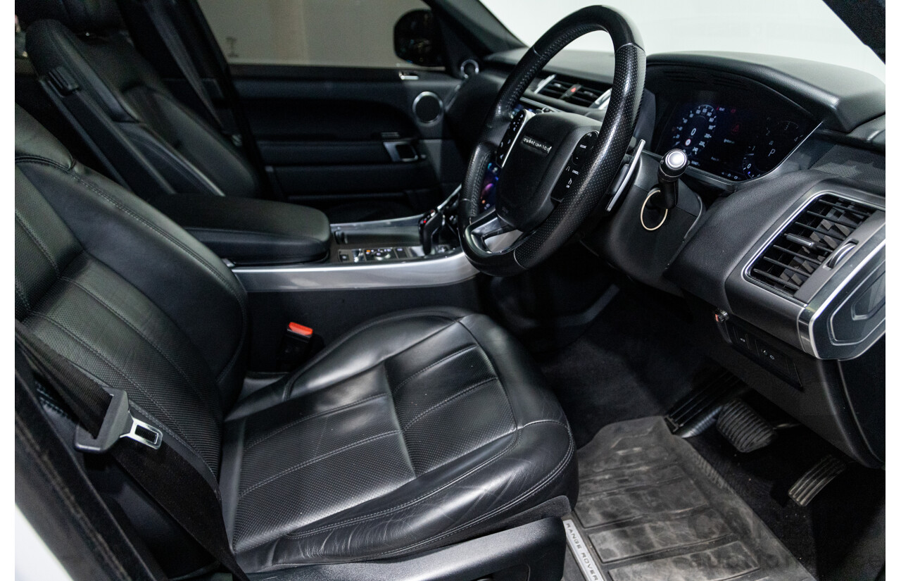 11/2018 Land Rover Range Rover Sport SDV6 SE (4x4) MY19 4d Wagon Polaris White Twin Turbo Diesel 3.0L