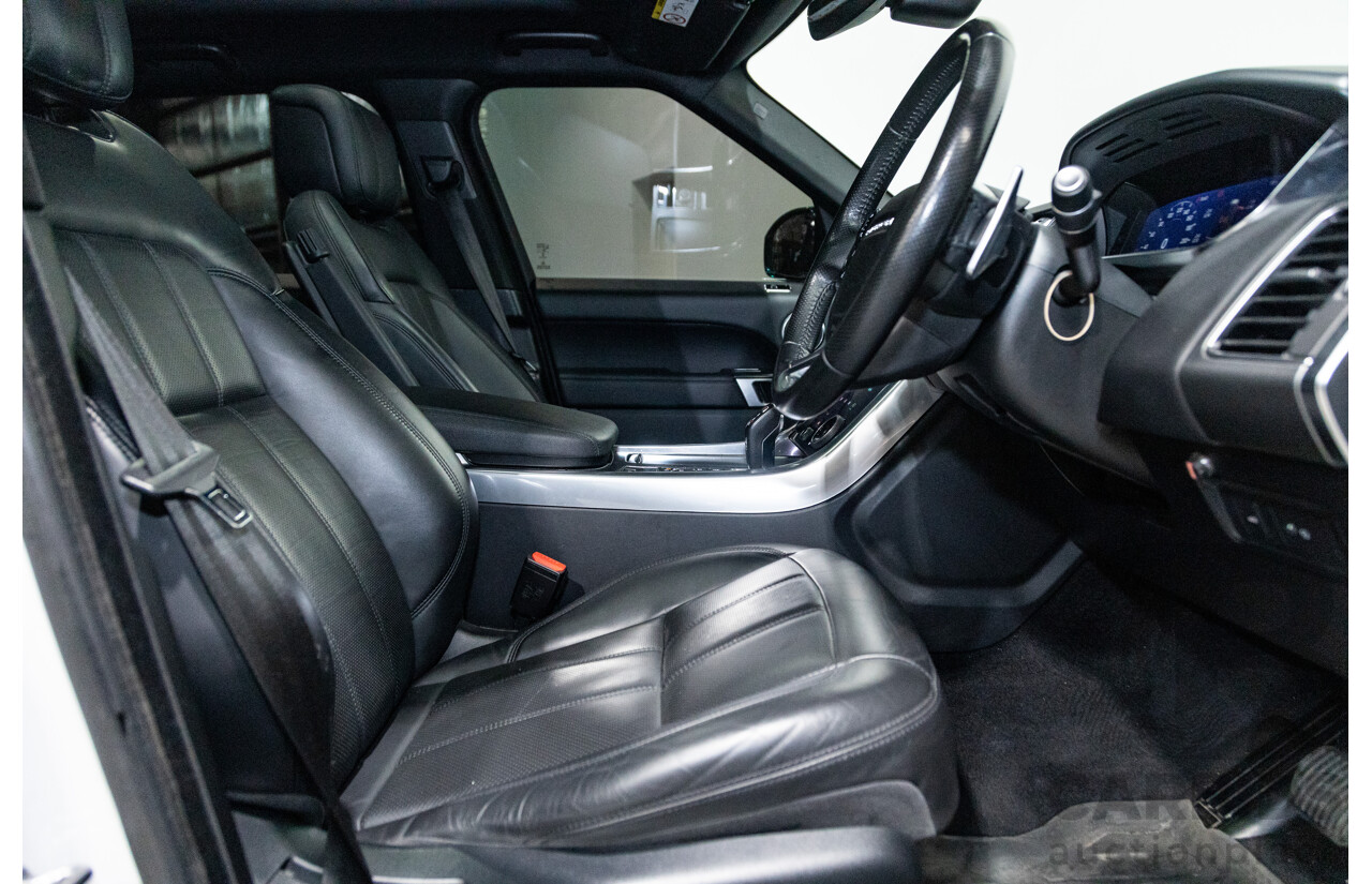 11/2018 Land Rover Range Rover Sport SDV6 SE (4x4) MY19 4d Wagon Polaris White Twin Turbo Diesel 3.0L