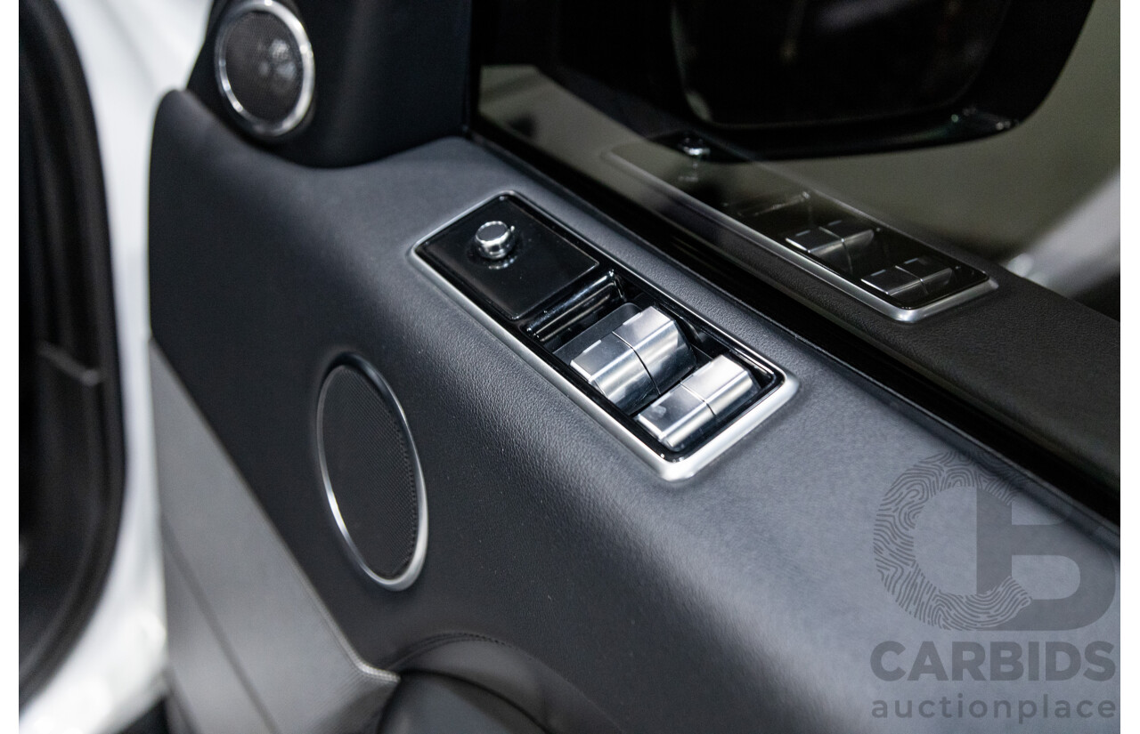 11/2018 Land Rover Range Rover Sport SDV6 SE (4x4) MY19 4d Wagon Polaris White Twin Turbo Diesel 3.0L