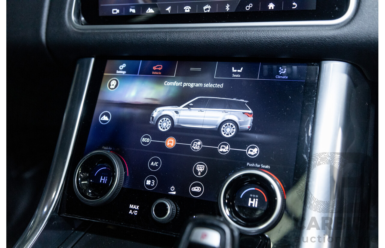 11/2018 Land Rover Range Rover Sport SDV6 SE (4x4) MY19 4d Wagon Polaris White Twin Turbo Diesel 3.0L