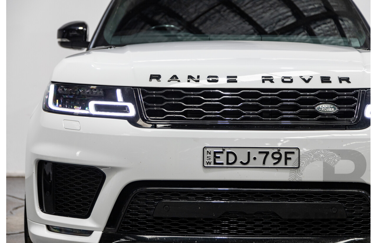 11/2018 Land Rover Range Rover Sport SDV6 SE (4x4) MY19 4d Wagon Polaris White Twin Turbo Diesel 3.0L