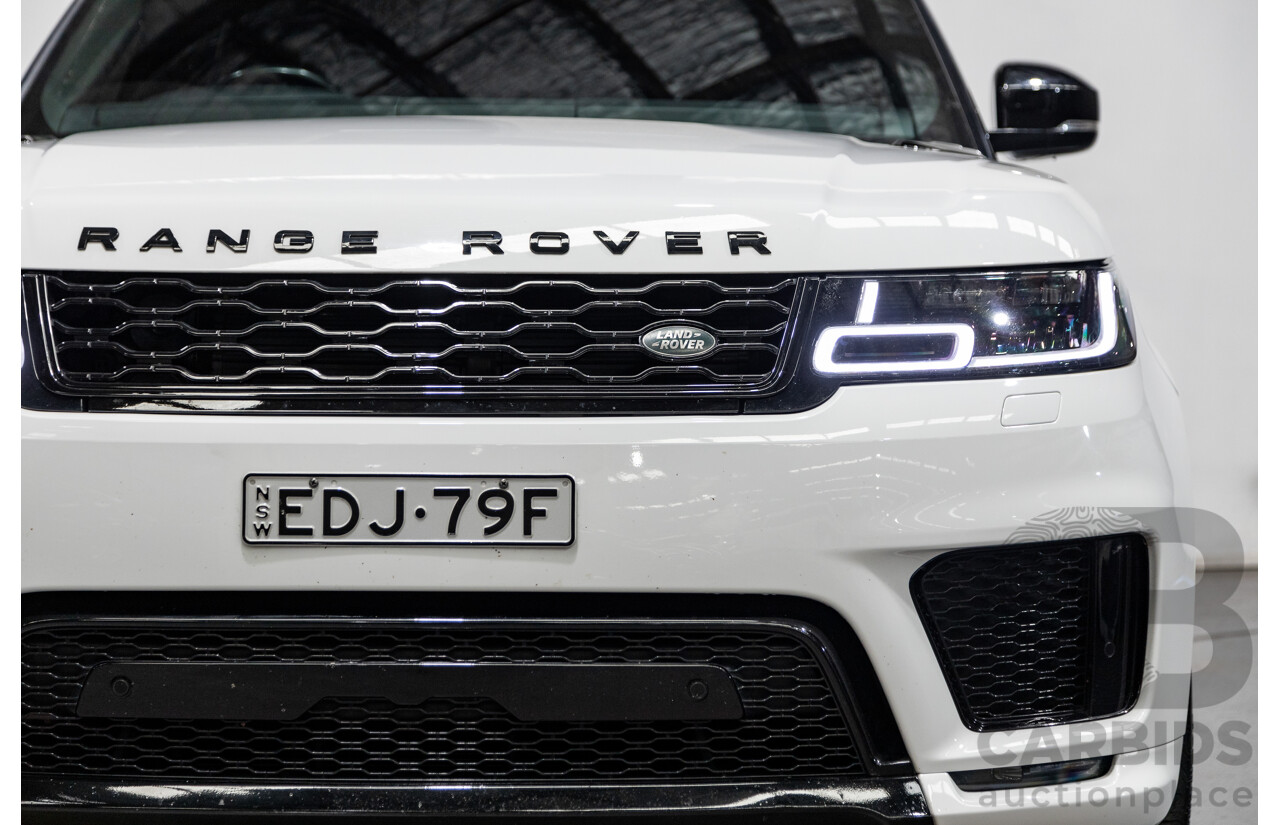 11/2018 Land Rover Range Rover Sport SDV6 SE (4x4) MY19 4d Wagon Polaris White Twin Turbo Diesel 3.0L