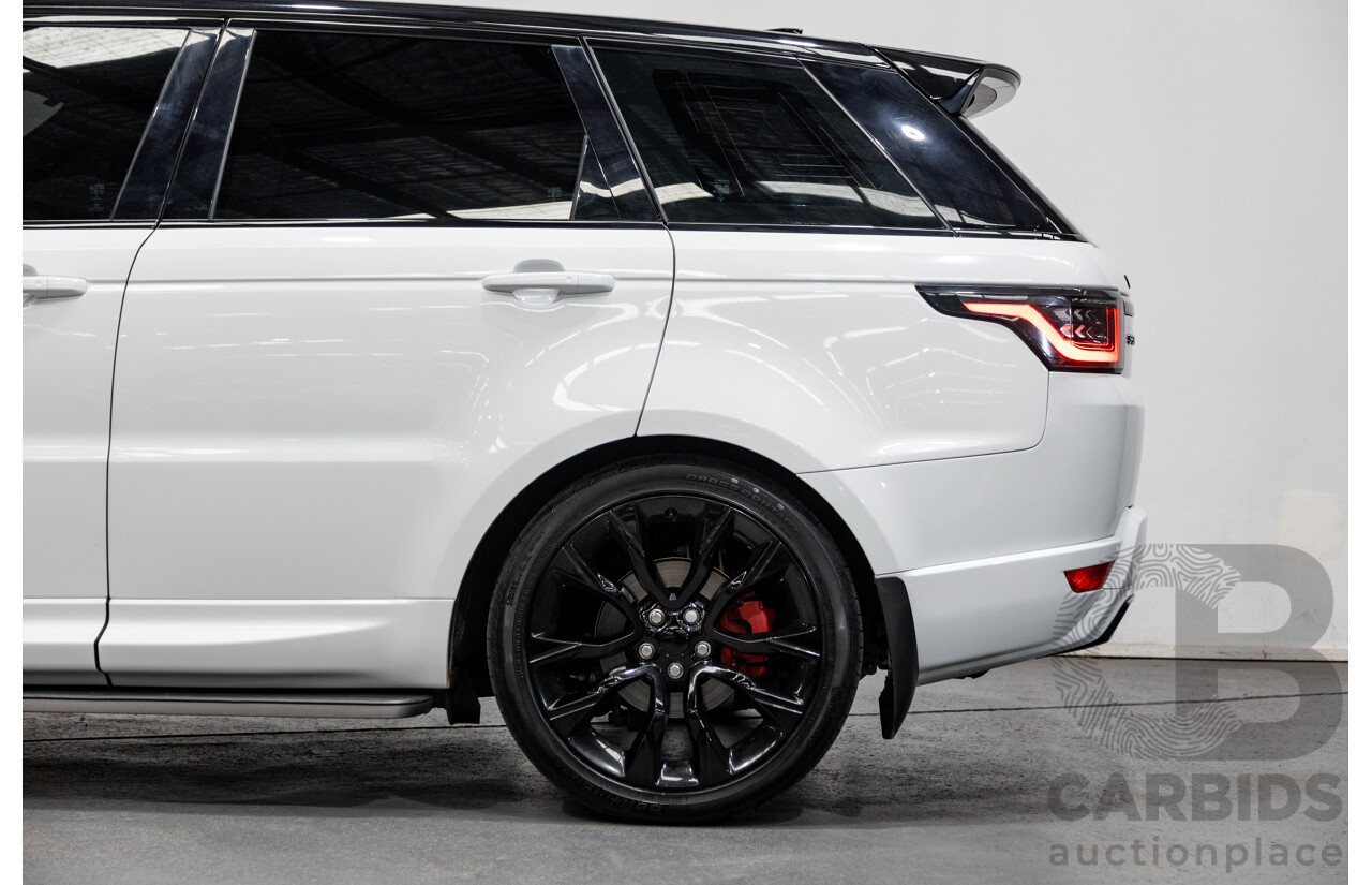11/2018 Land Rover Range Rover Sport SDV6 SE (4x4) MY19 4d Wagon Polaris White Twin Turbo Diesel 3.0L