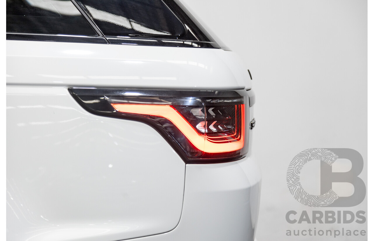 11/2018 Land Rover Range Rover Sport SDV6 SE (4x4) MY19 4d Wagon Polaris White Twin Turbo Diesel 3.0L