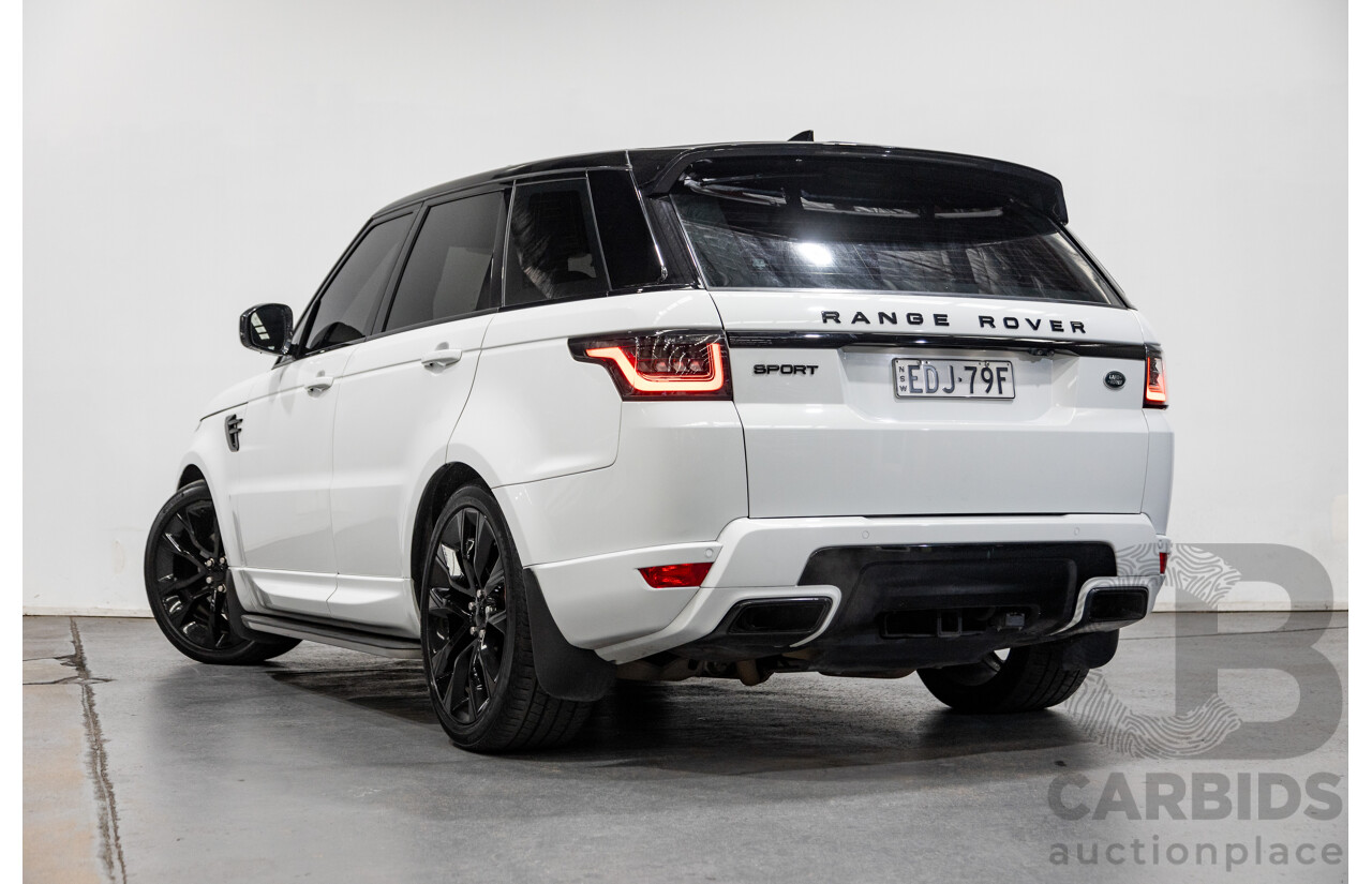 11/2018 Land Rover Range Rover Sport SDV6 SE (4x4) MY19 4d Wagon Polaris White Twin Turbo Diesel 3.0L