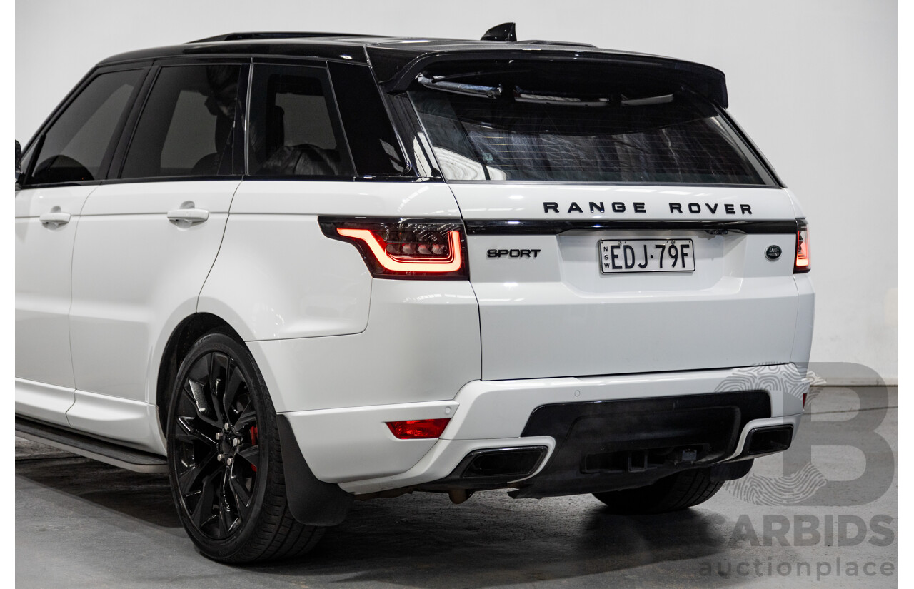 11/2018 Land Rover Range Rover Sport SDV6 SE (4x4) MY19 4d Wagon Polaris White Twin Turbo Diesel 3.0L