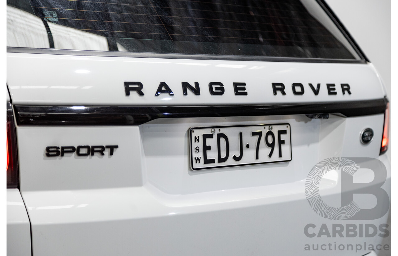 11/2018 Land Rover Range Rover Sport SDV6 SE (4x4) MY19 4d Wagon Polaris White Twin Turbo Diesel 3.0L