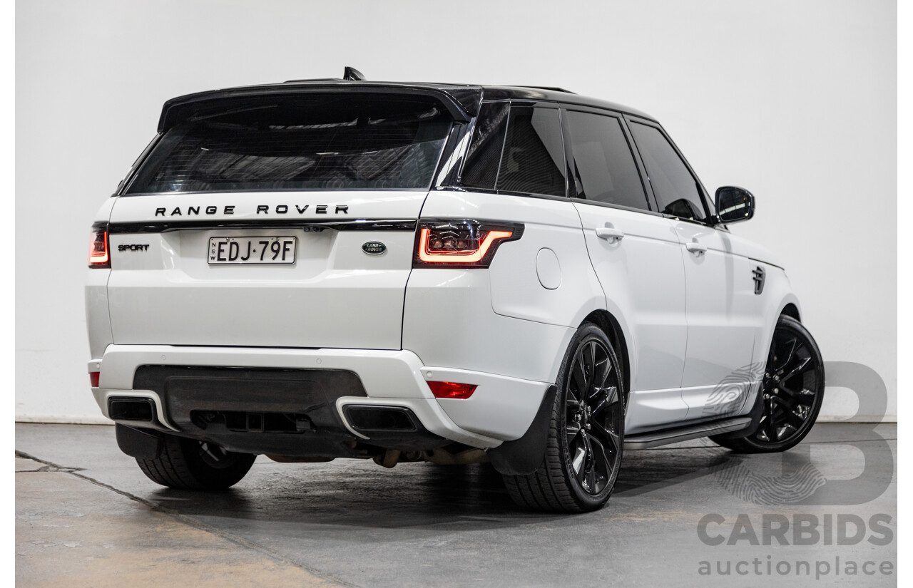 11/2018 Land Rover Range Rover Sport SDV6 SE (4x4) MY19 4d Wagon Polaris White Twin Turbo Diesel 3.0L