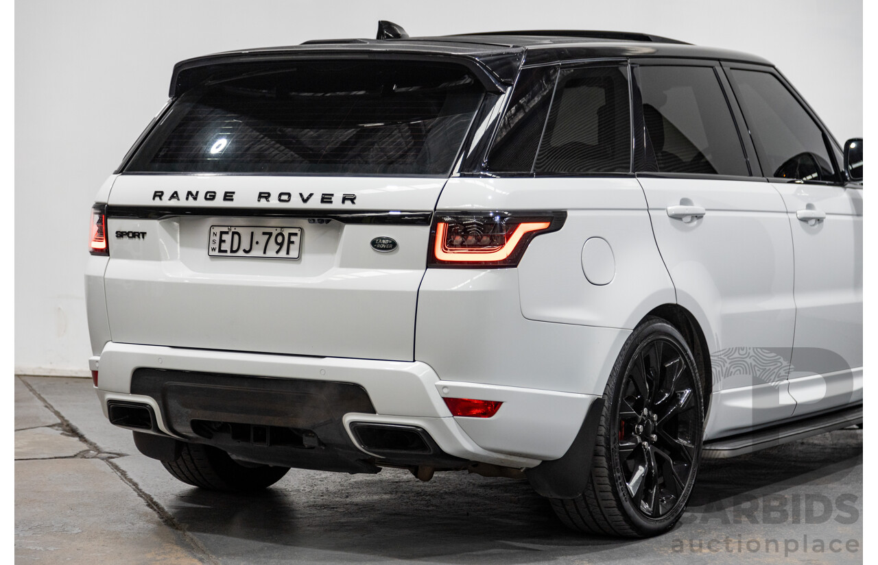 11/2018 Land Rover Range Rover Sport SDV6 SE (4x4) MY19 4d Wagon Polaris White Twin Turbo Diesel 3.0L