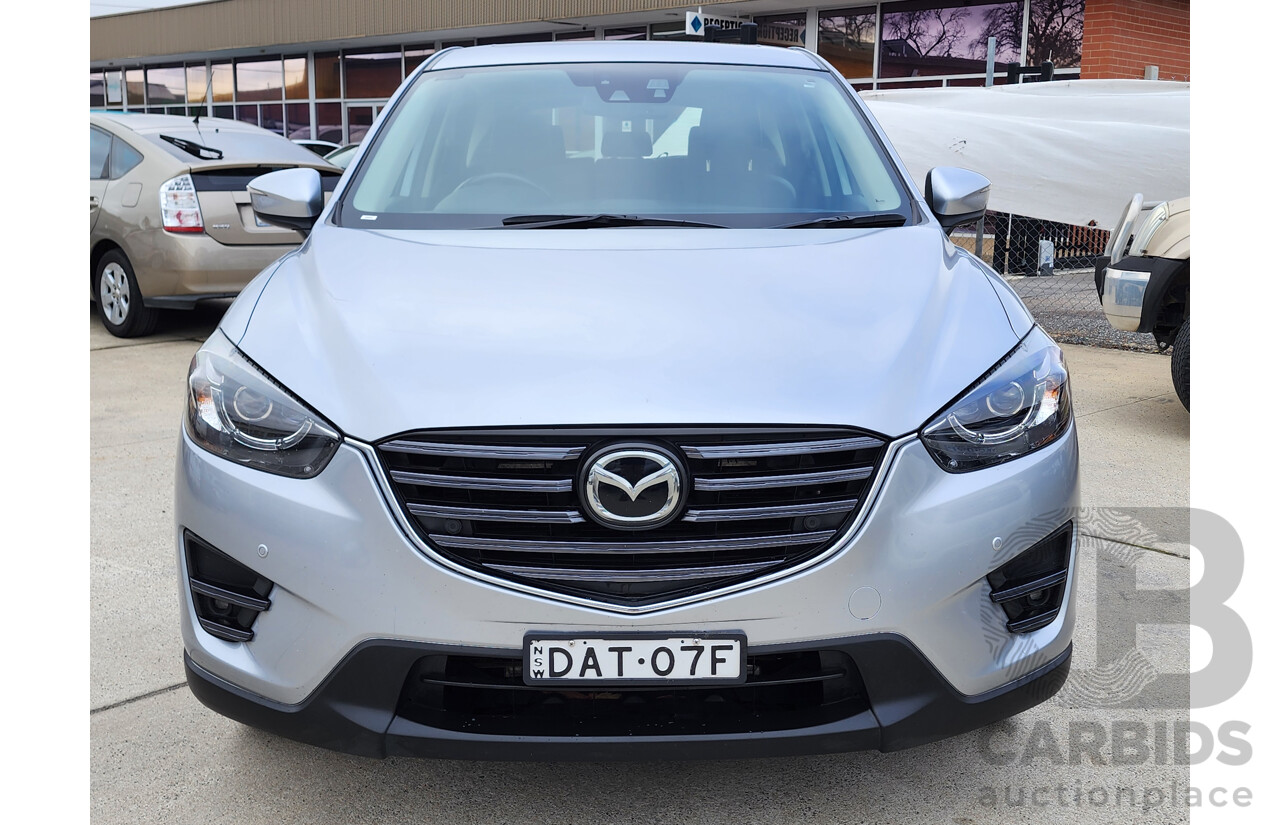 09/2015 Mazda Cx-5 AKERA (4x4) AWD MY15 4D Wagon Silver 2.5L