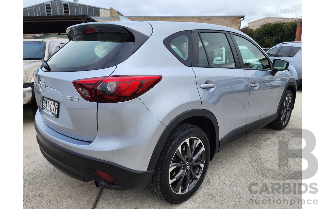 09/2015 Mazda Cx-5 AKERA (4x4) AWD MY15 4D Wagon Silver 2.5L