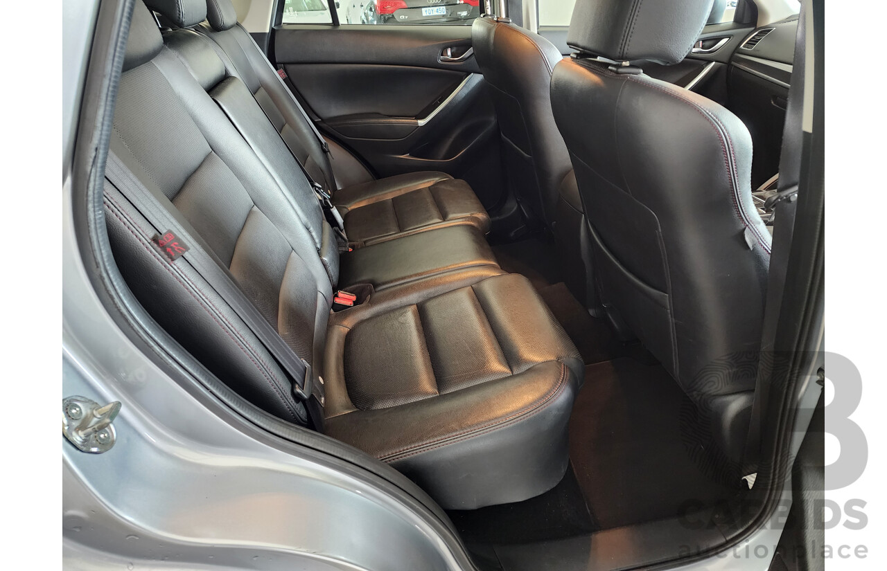 09/2015 Mazda Cx-5 AKERA (4x4) AWD MY15 4D Wagon Silver 2.5L