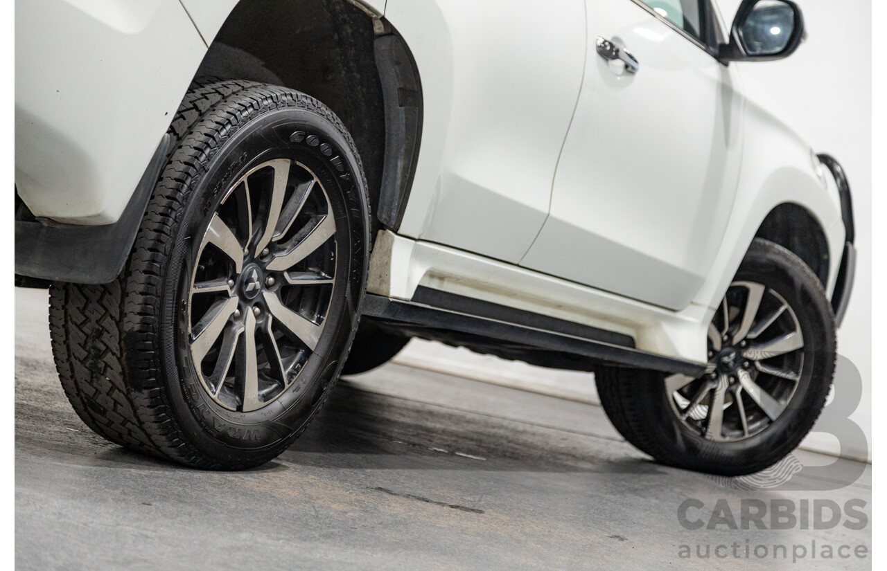 06/2016 Mitsubishi Pajero Sport GLS (4x4) MY16 QE 4d Wagon White Turbo Diesel 2.4L - 7 Seater