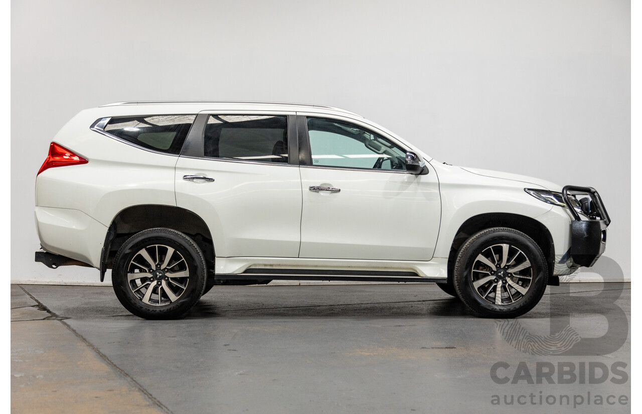 06/2016 Mitsubishi Pajero Sport GLS (4x4) MY16 QE 4d Wagon White Turbo Diesel 2.4L - 7 Seater