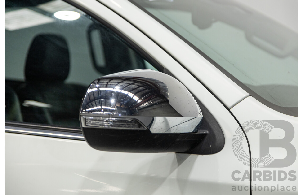 06/2016 Mitsubishi Pajero Sport GLS (4x4) MY16 QE 4d Wagon White Turbo Diesel 2.4L - 7 Seater