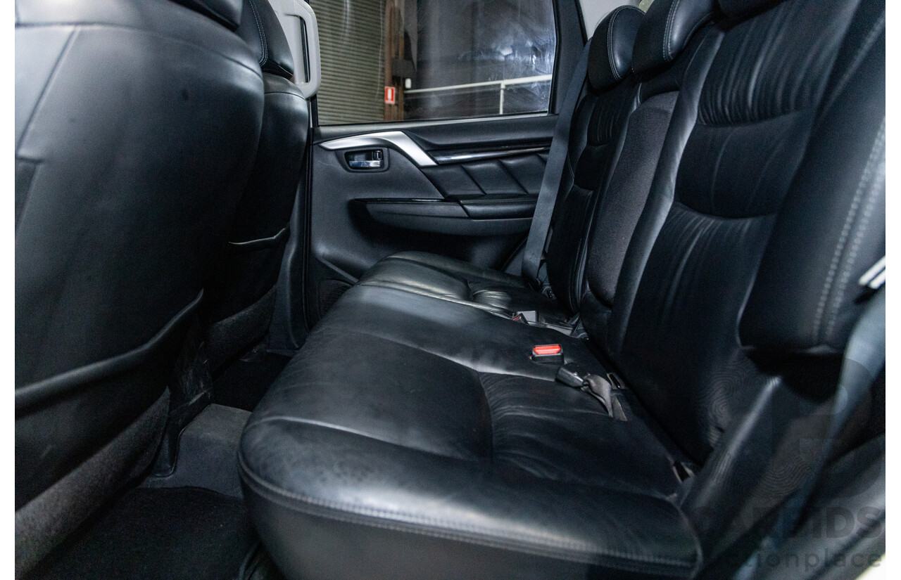 06/2016 Mitsubishi Pajero Sport GLS (4x4) MY16 QE 4d Wagon White Turbo Diesel 2.4L - 7 Seater