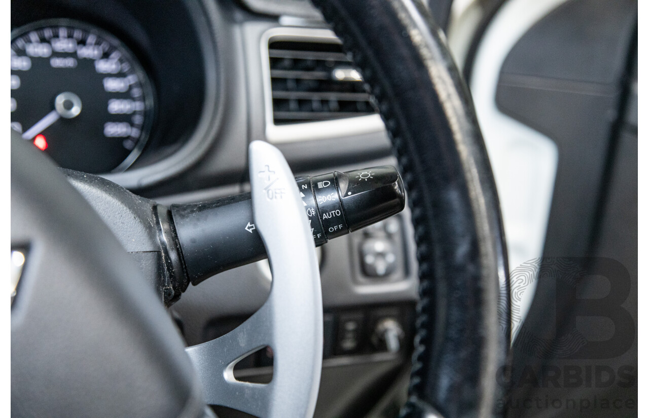 06/2016 Mitsubishi Pajero Sport GLS (4x4) MY16 QE 4d Wagon White Turbo Diesel 2.4L - 7 Seater