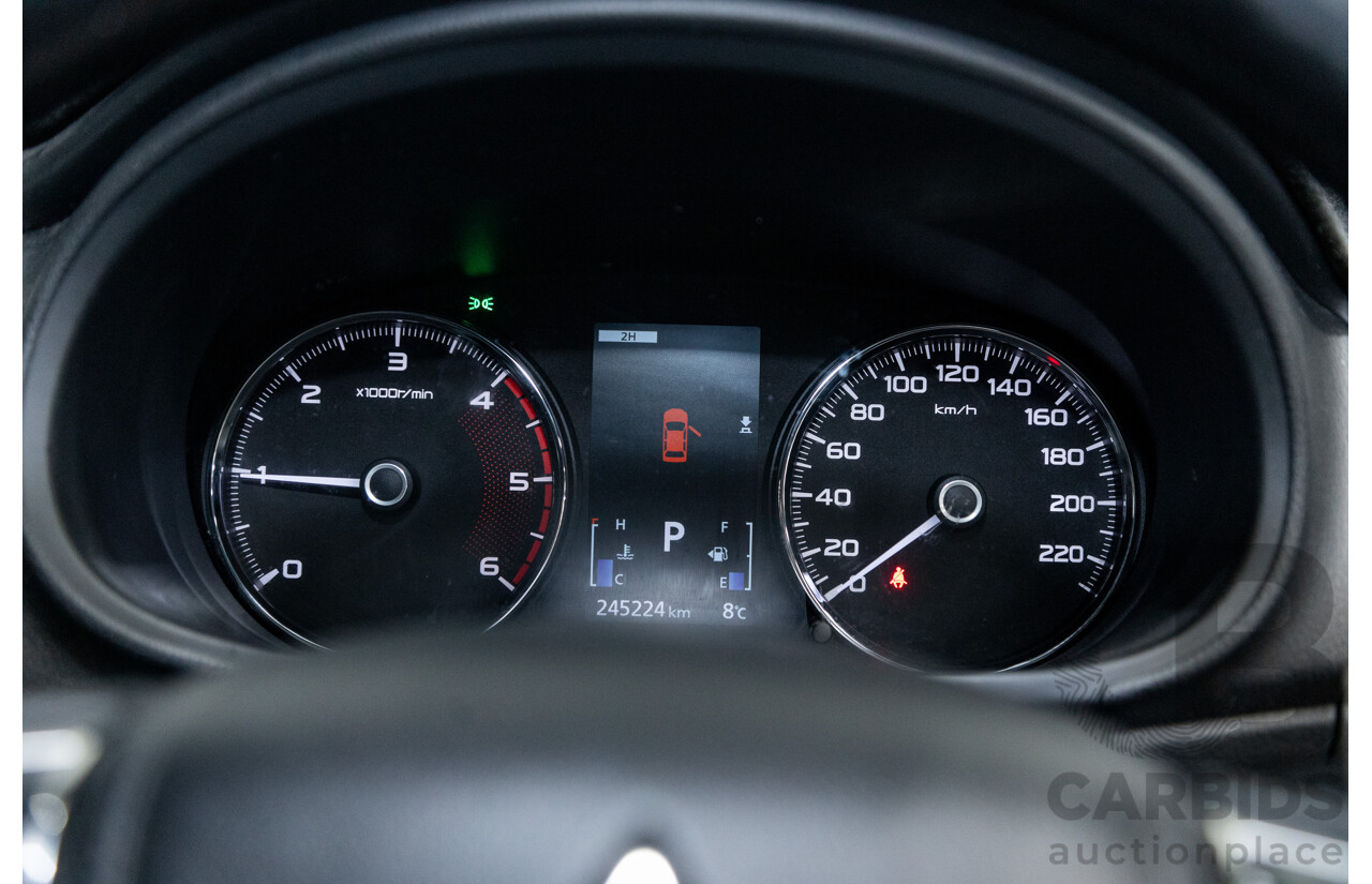 06/2016 Mitsubishi Pajero Sport GLS (4x4) MY16 QE 4d Wagon White Turbo Diesel 2.4L - 7 Seater