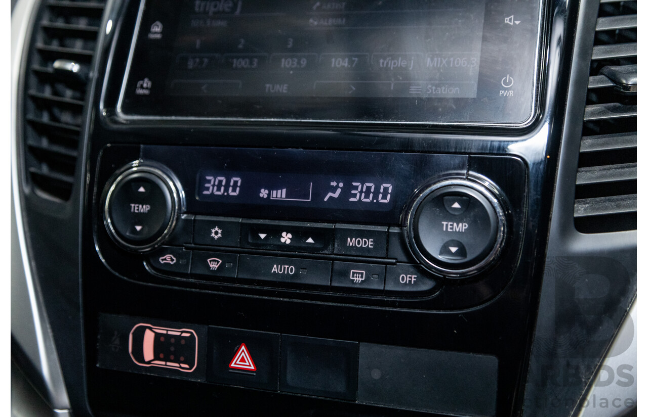 06/2016 Mitsubishi Pajero Sport GLS (4x4) MY16 QE 4d Wagon White Turbo Diesel 2.4L - 7 Seater