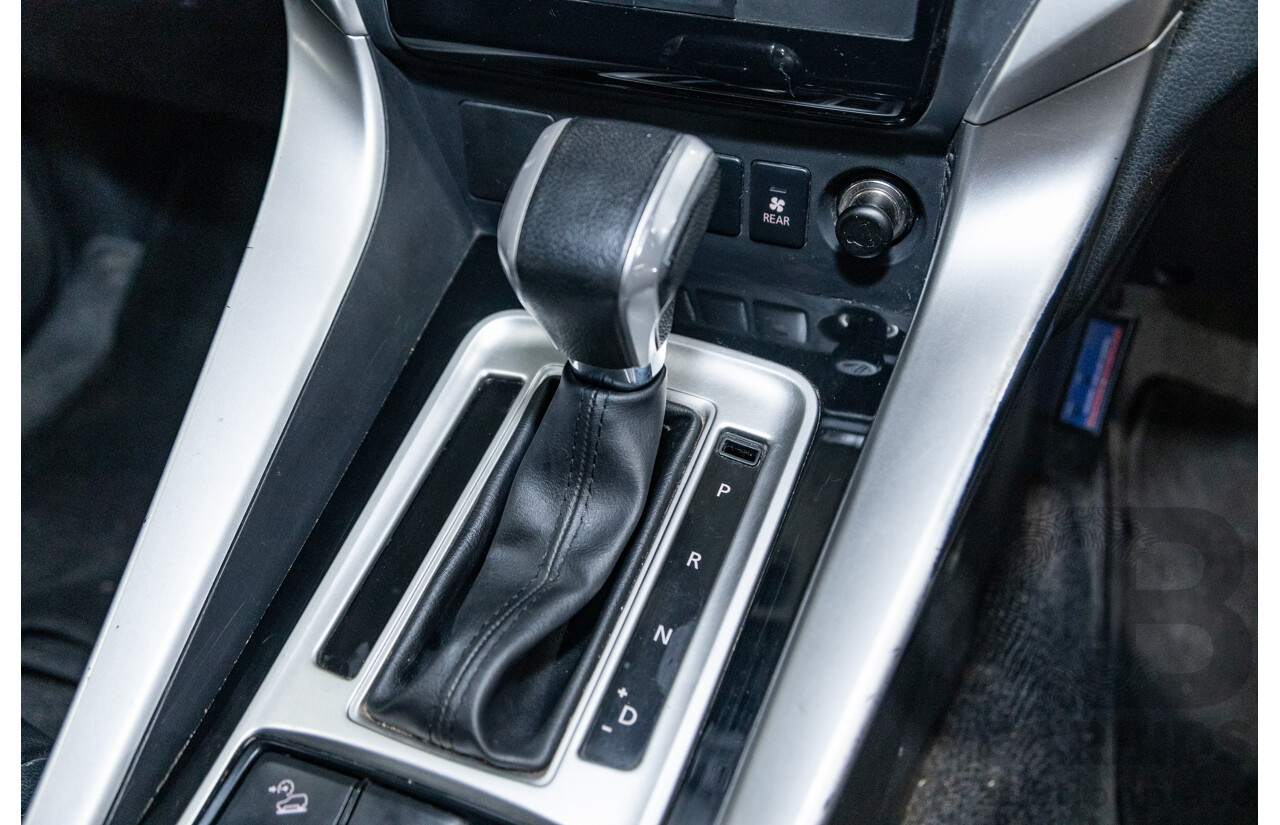 06/2016 Mitsubishi Pajero Sport GLS (4x4) MY16 QE 4d Wagon White Turbo Diesel 2.4L - 7 Seater