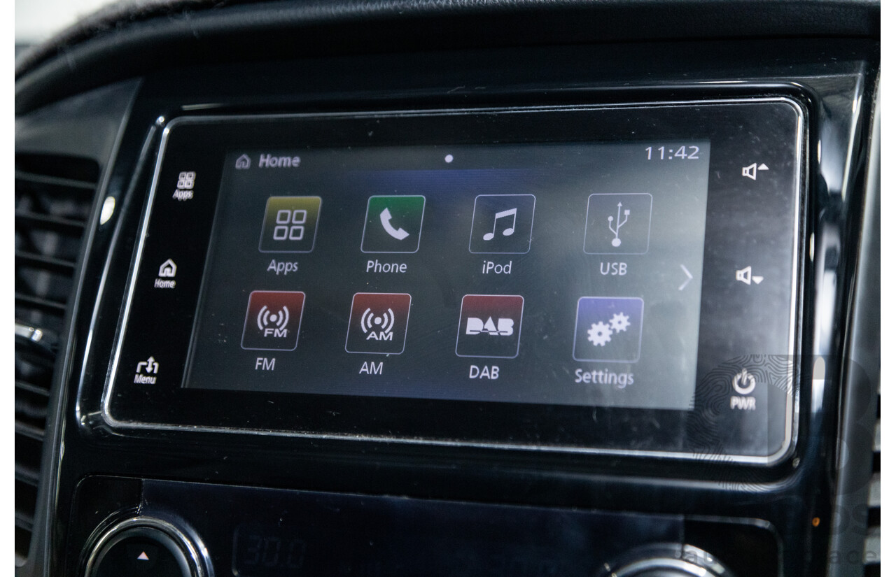 06/2016 Mitsubishi Pajero Sport GLS (4x4) MY16 QE 4d Wagon White Turbo Diesel 2.4L - 7 Seater