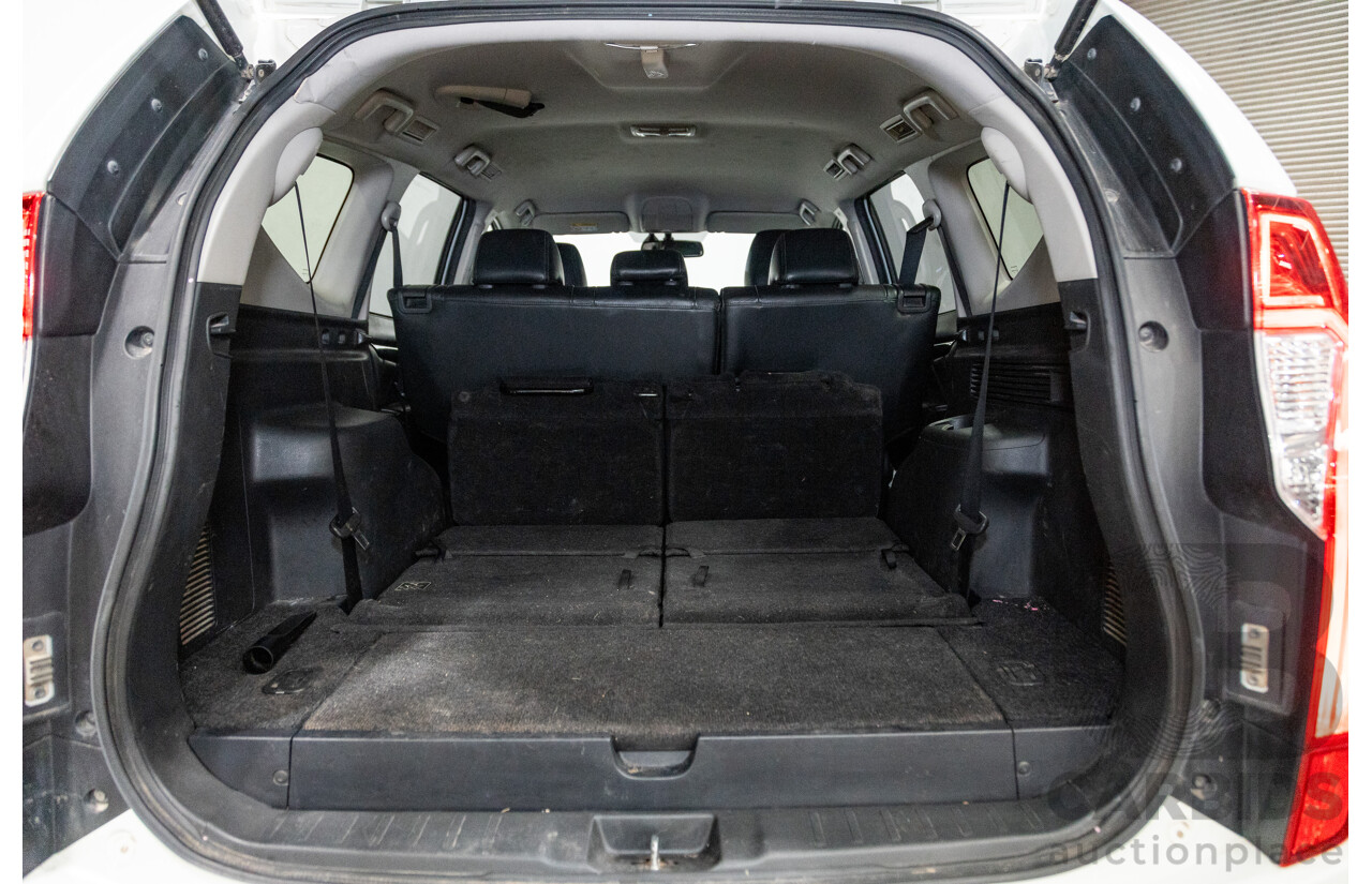 06/2016 Mitsubishi Pajero Sport GLS (4x4) MY16 QE 4d Wagon White Turbo Diesel 2.4L - 7 Seater
