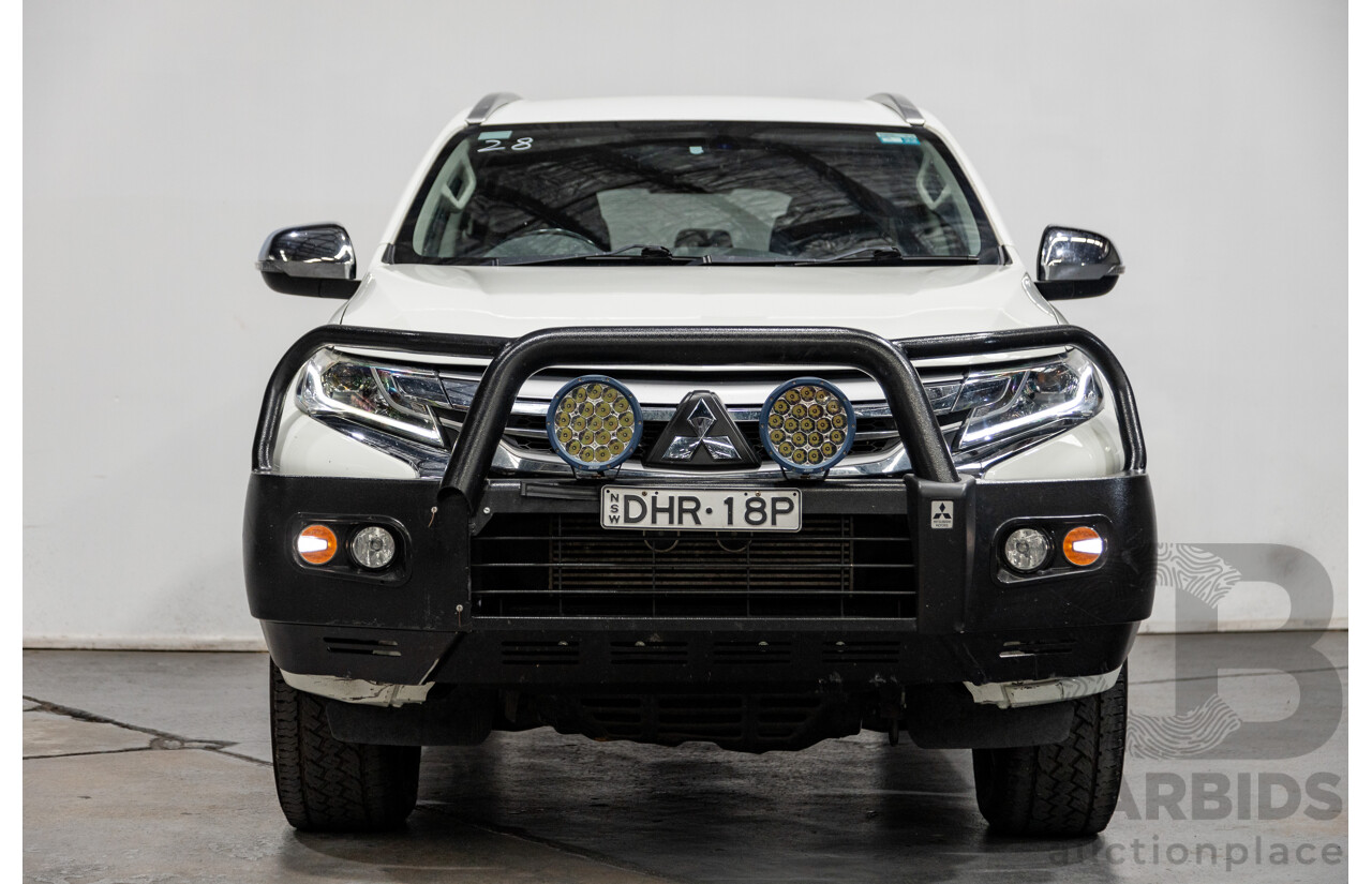 06/2016 Mitsubishi Pajero Sport GLS (4x4) MY16 QE 4d Wagon White Turbo Diesel 2.4L - 7 Seater