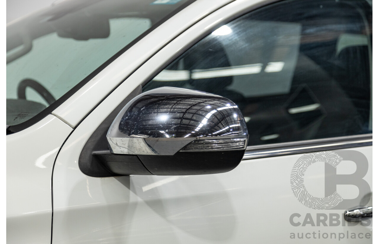 06/2016 Mitsubishi Pajero Sport GLS (4x4) MY16 QE 4d Wagon White Turbo Diesel 2.4L - 7 Seater