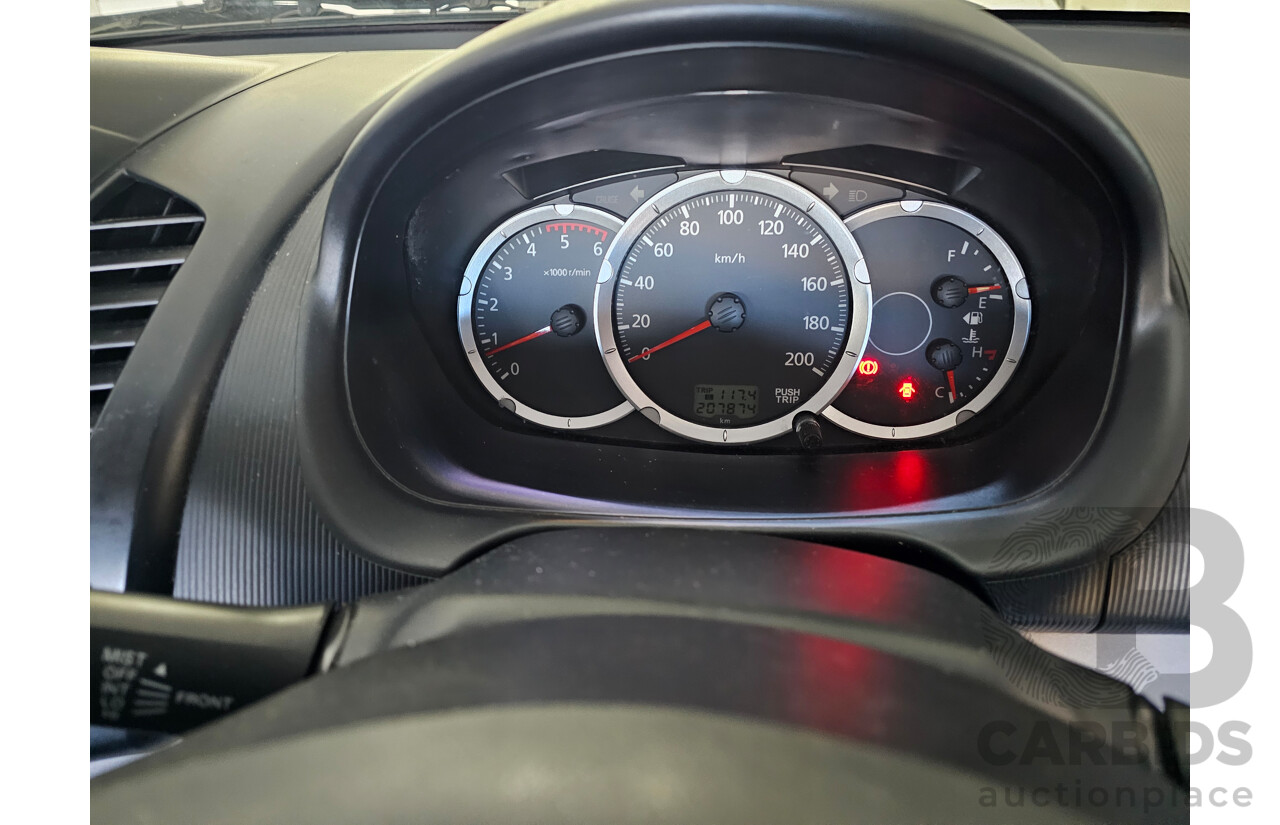 5/2014 Mitsubishi Triton GLX (4x4) MN MY14 UPDATE Double Cab Utility Black 2.5L