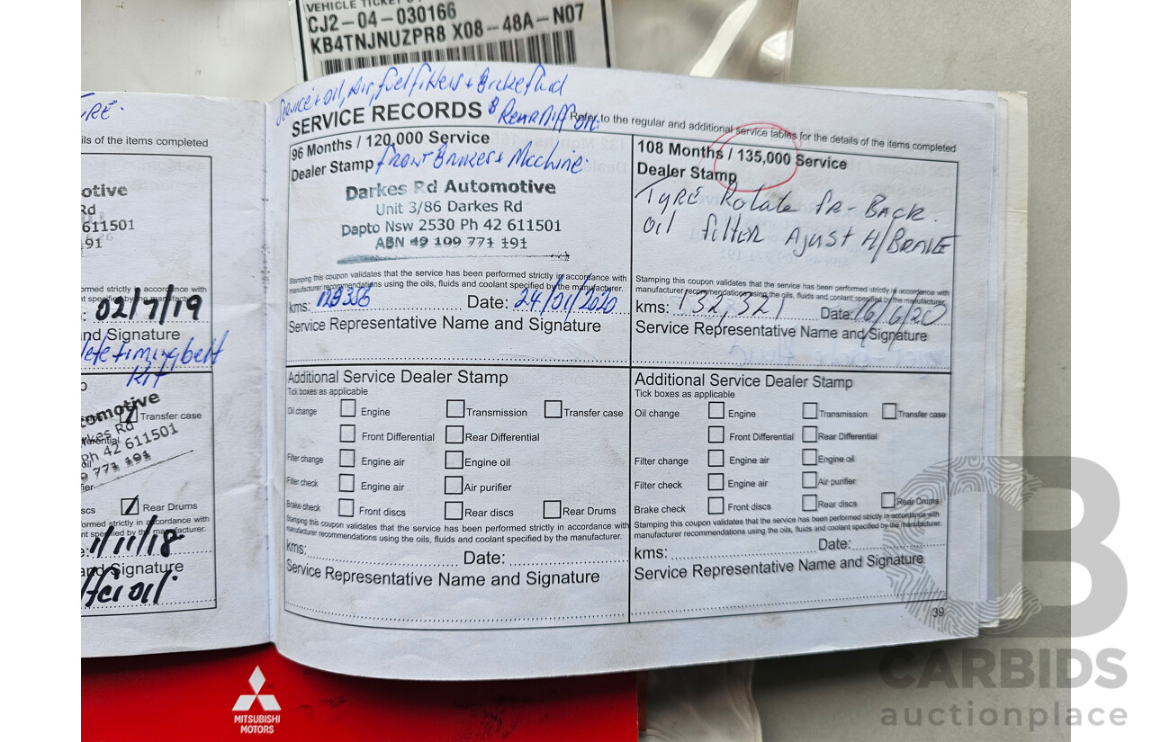 5/2014 Mitsubishi Triton GLX (4x4) MN MY14 UPDATE Double Cab Utility Black 2.5L