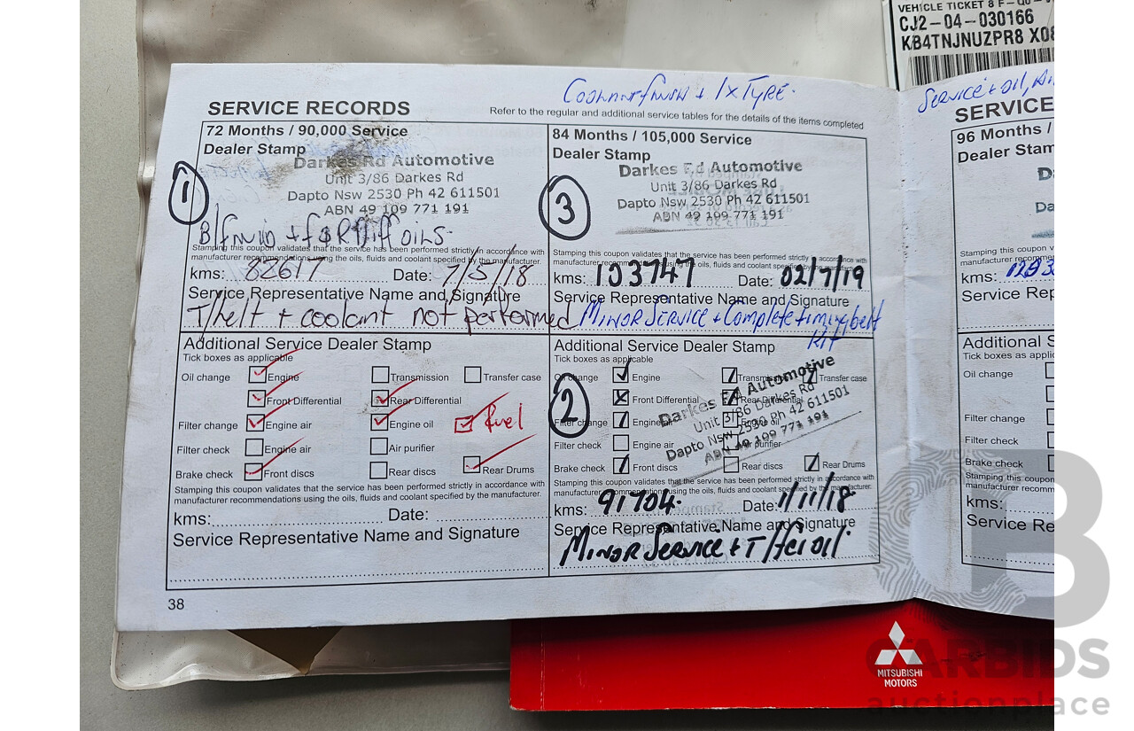 5/2014 Mitsubishi Triton GLX (4x4) MN MY14 UPDATE Double Cab Utility Black 2.5L