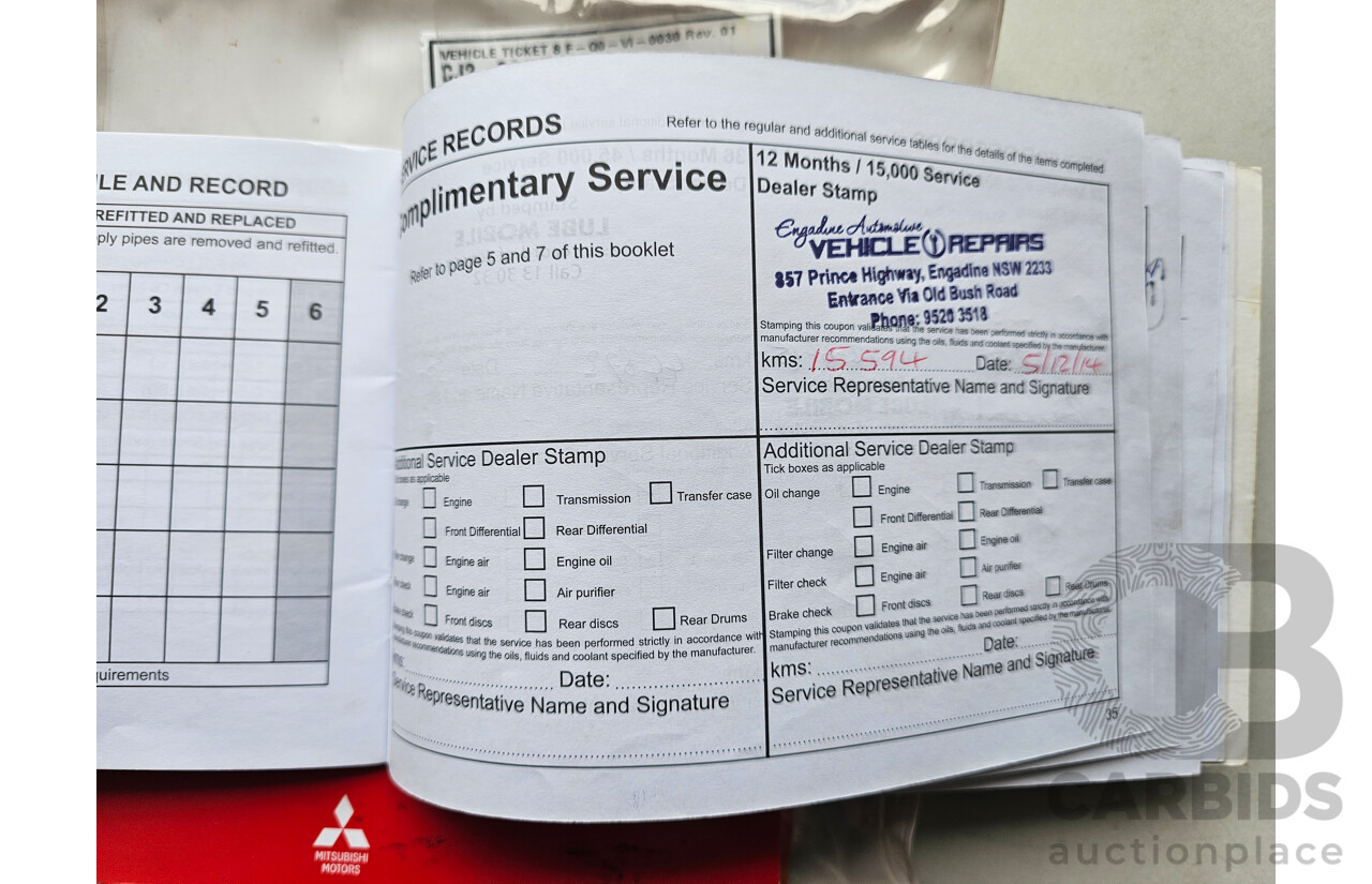 5/2014 Mitsubishi Triton GLX (4x4) MN MY14 UPDATE Double Cab Utility Black 2.5L