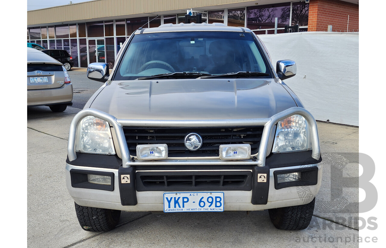 12/2003 Holden Rodeo LT RWD RA Crew Cab P/Up Gold 3.5L