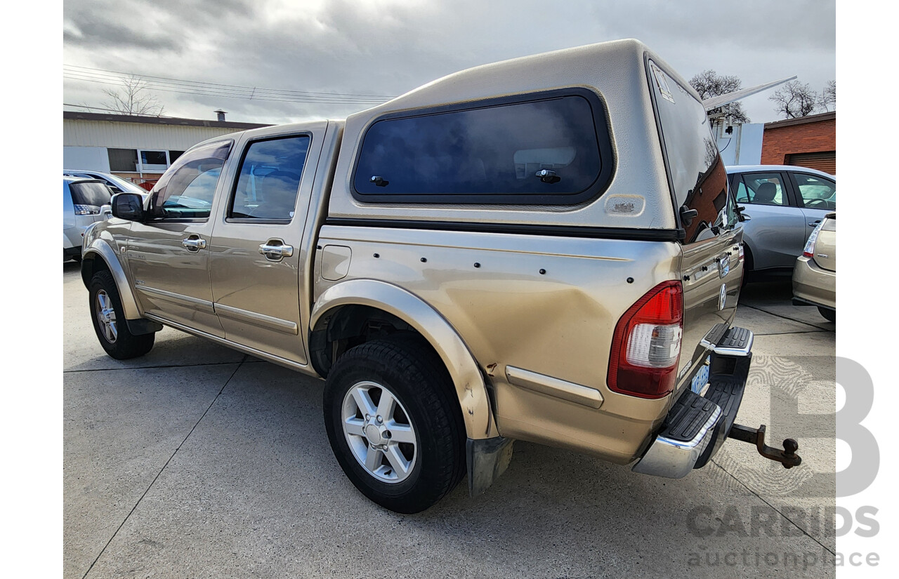 12/2003 Holden Rodeo LT RWD RA Crew Cab P/Up Gold 3.5L