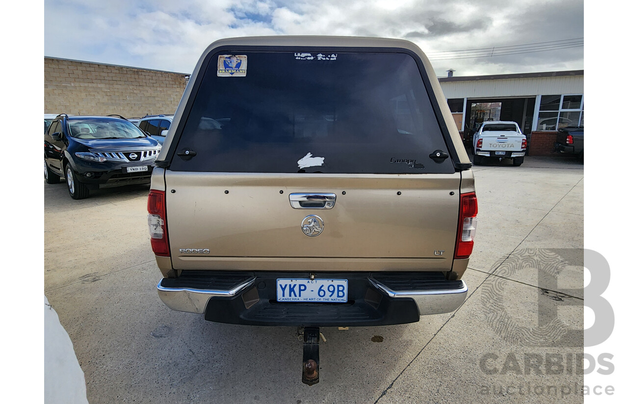 12/2003 Holden Rodeo LT RWD RA Crew Cab P/Up Gold 3.5L