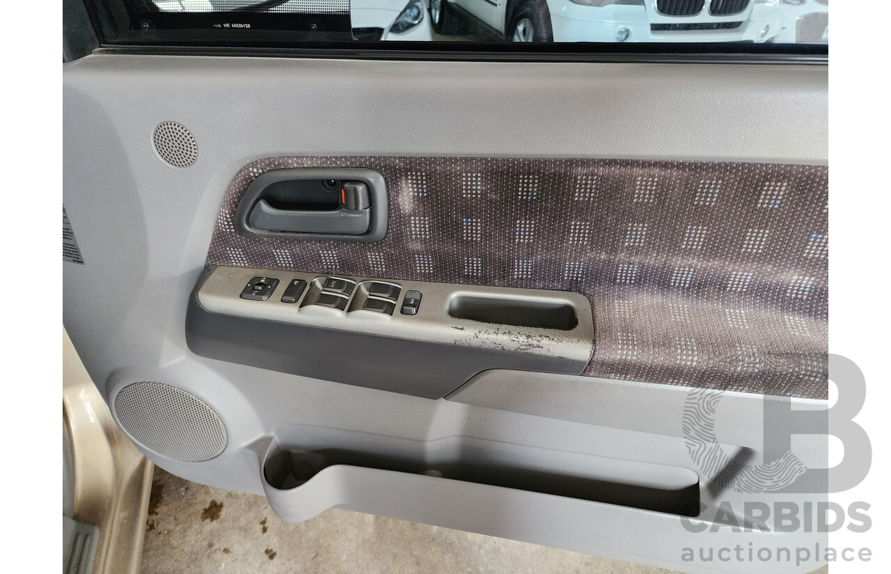 12/2003 Holden Rodeo LT RWD RA Crew Cab P/Up Gold 3.5L