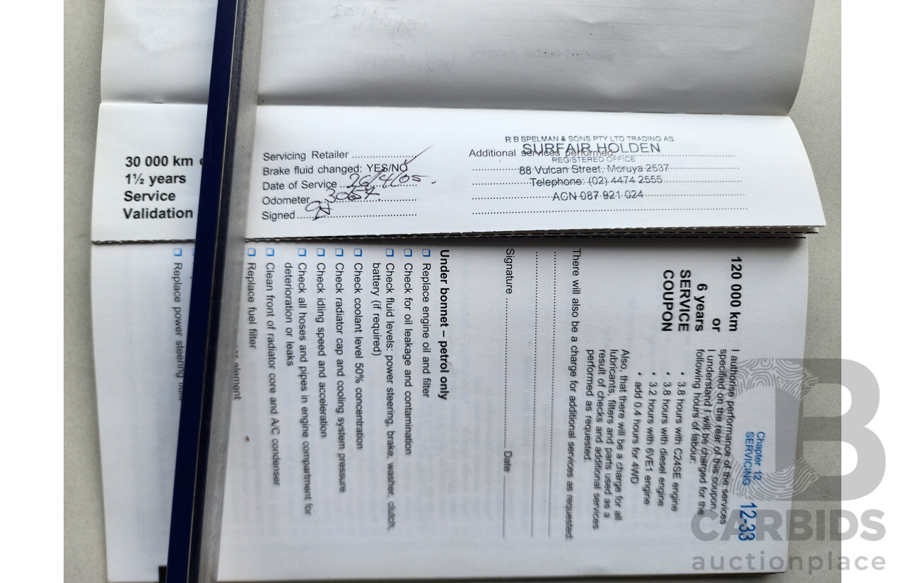 12/2003 Holden Rodeo LT RWD RA Crew Cab P/Up Gold 3.5L