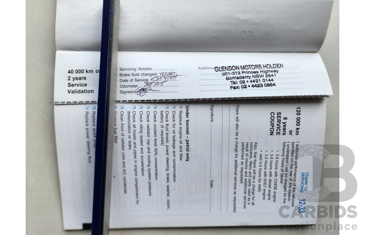 12/2003 Holden Rodeo LT RWD RA Crew Cab P/Up Gold 3.5L