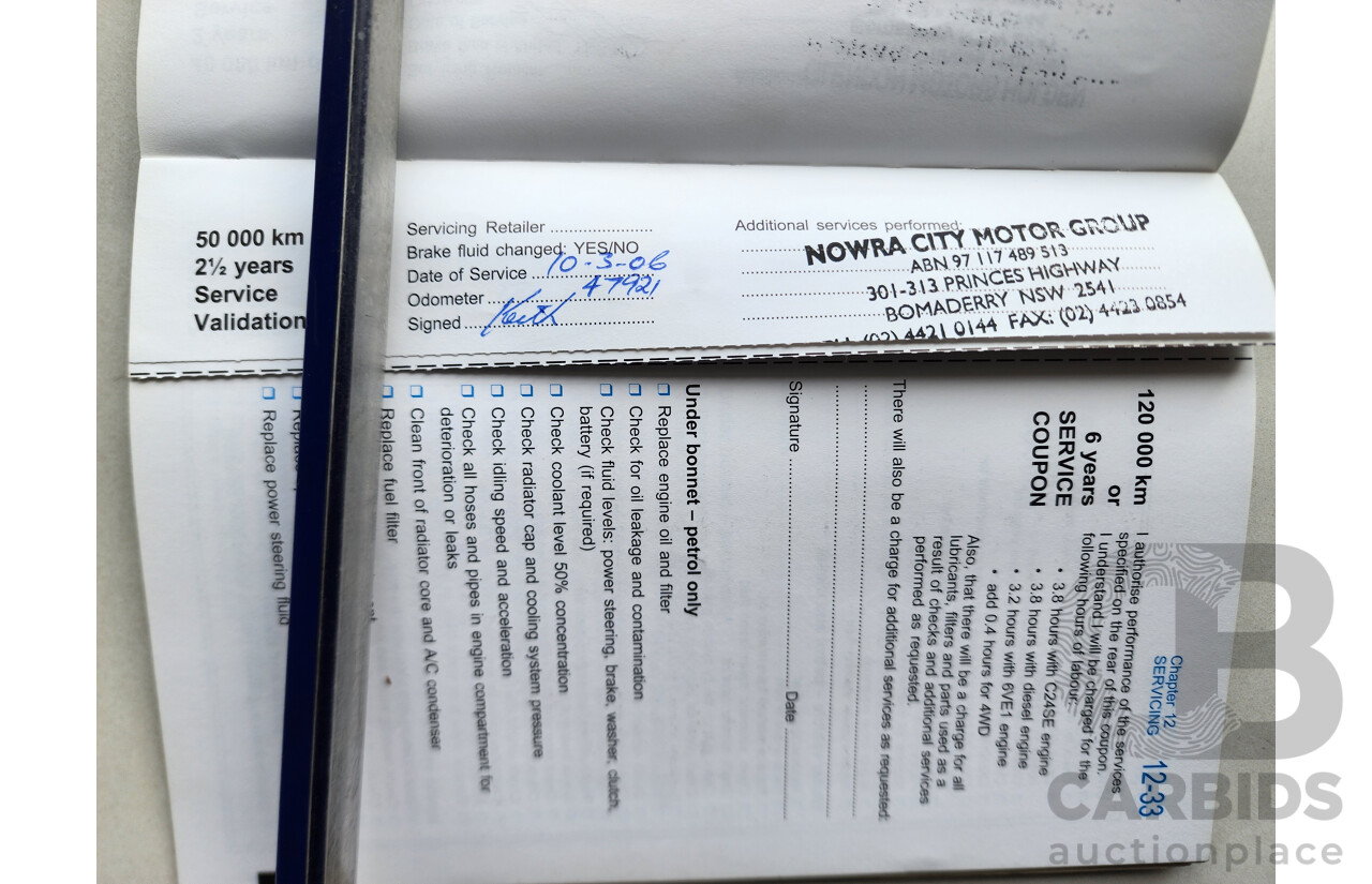 12/2003 Holden Rodeo LT RWD RA Crew Cab P/Up Gold 3.5L