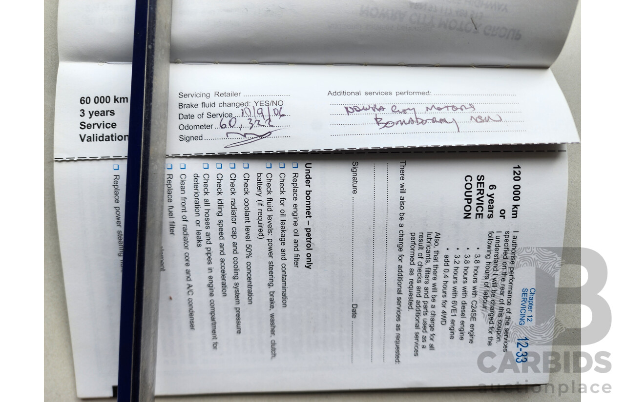 12/2003 Holden Rodeo LT RWD RA Crew Cab P/Up Gold 3.5L