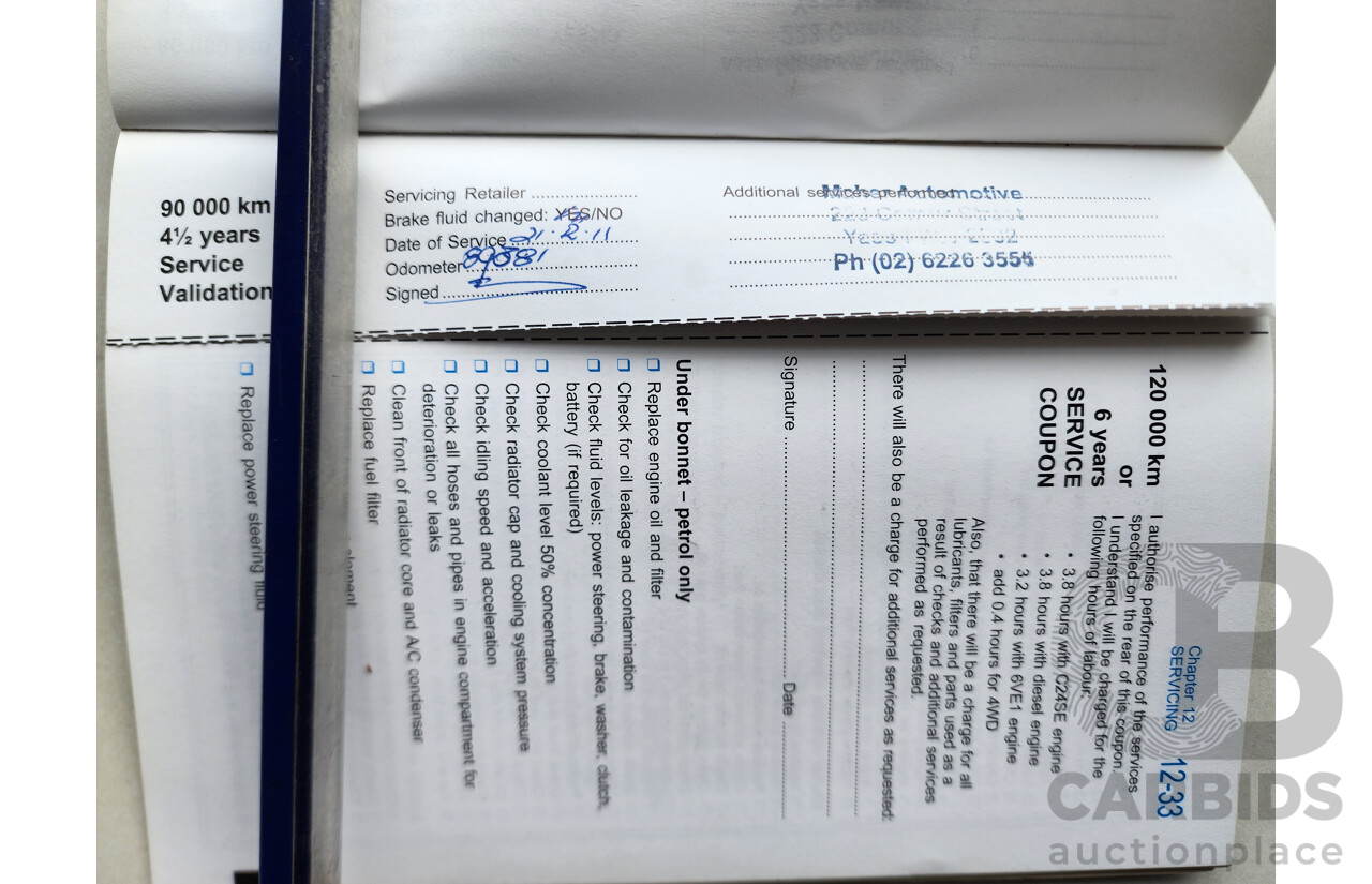 12/2003 Holden Rodeo LT RWD RA Crew Cab P/Up Gold 3.5L