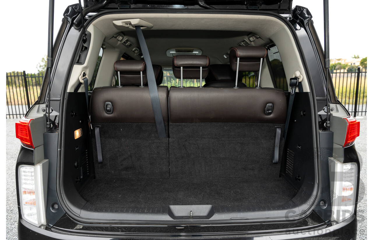 07/2010 Nissan Elgrand Highway Star Premium PE52 4d Wagon Metallic Black V6 3.5L - 7 Seater - Used Import