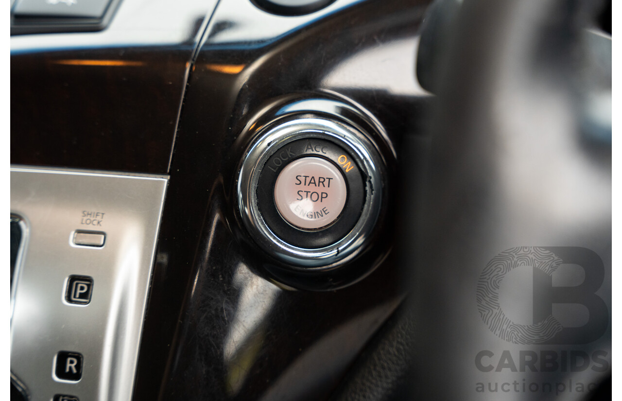 07/2010 Nissan Elgrand Highway Star Premium PE52 4d Wagon Metallic Black V6 3.5L - 7 Seater - Used Import