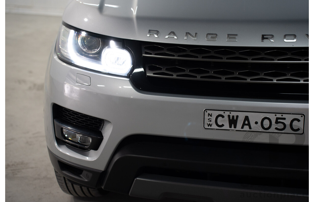 11/2014 Land Rover Range Rover Sport 3.0 TDV6 SE (AWD) LW 4d Wagon Indus Silver Metallic Turbo Diesel V6 3.0L