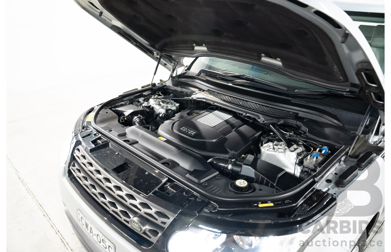 11/2014 Land Rover Range Rover Sport 3.0 TDV6 SE (AWD) LW 4d Wagon Indus Silver Metallic Turbo Diesel V6 3.0L