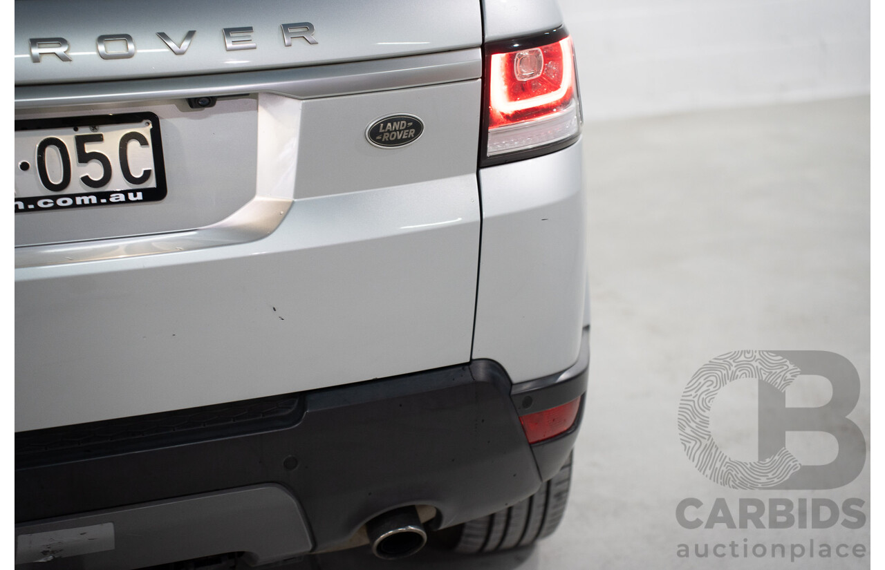 11/2014 Land Rover Range Rover Sport 3.0 TDV6 SE (AWD) LW 4d Wagon Indus Silver Metallic Turbo Diesel V6 3.0L