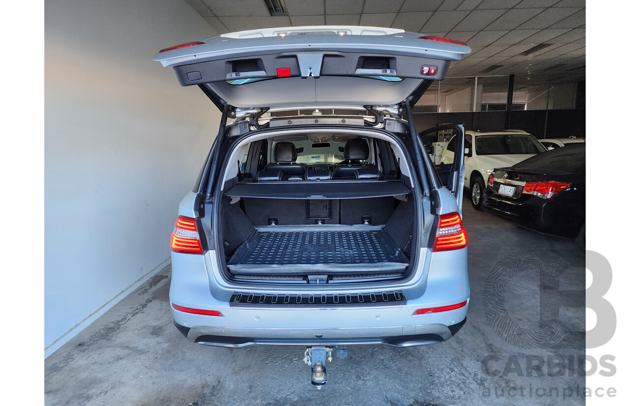 05/2012 Mercedes-Benz Ml 350CDI BLUETEC (4x4) AWD 166 4D Wagon Silver 3.0L