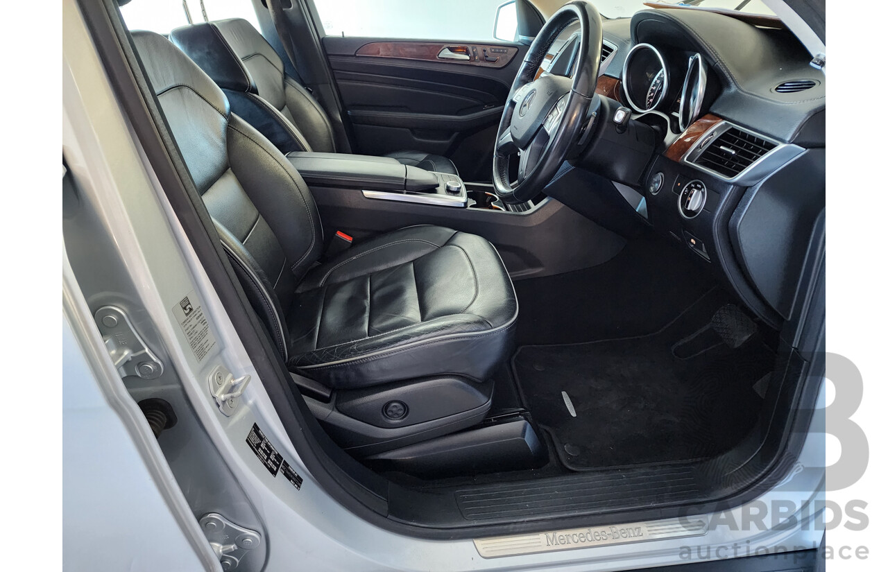 05/2012 Mercedes-Benz Ml 350CDI BLUETEC (4x4) AWD 166 4D Wagon Silver 3.0L