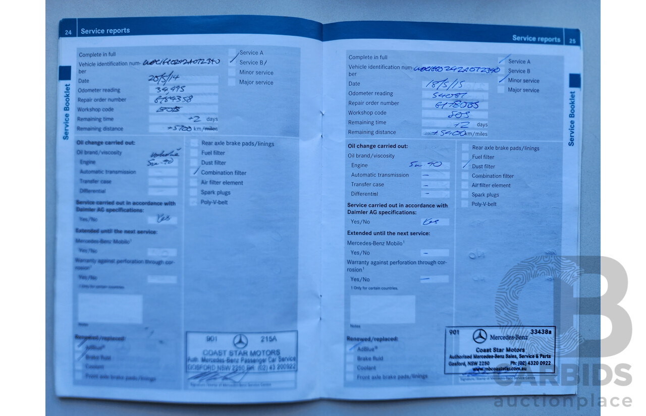 05/2012 Mercedes-Benz Ml 350CDI BLUETEC (4x4) AWD 166 4D Wagon Silver 3.0L