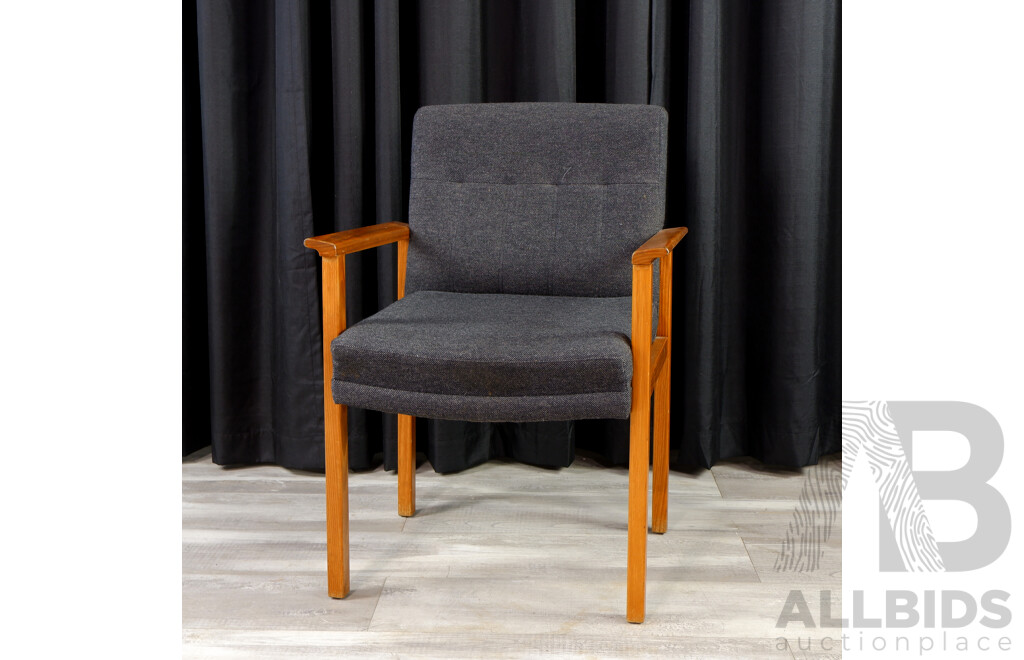 Upholstered Office Carver by Laine Furniture